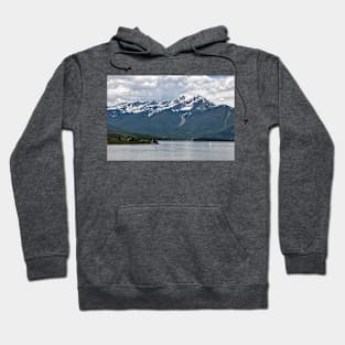 Speedboat And Sailboat On Lake Dillon Hoodie